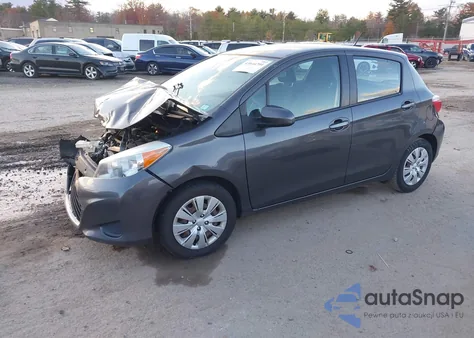 2014 Toyota Yaris Le (Tmmf Plant) from USA, damaged, VIN VNKKTUD34EA001091
